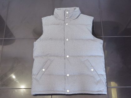 grey woolen windstopper vest 1